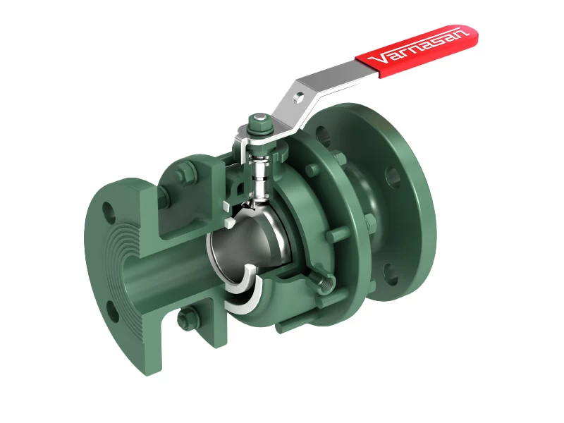 Flanged Jacketed Carbon Steel Ball Valve