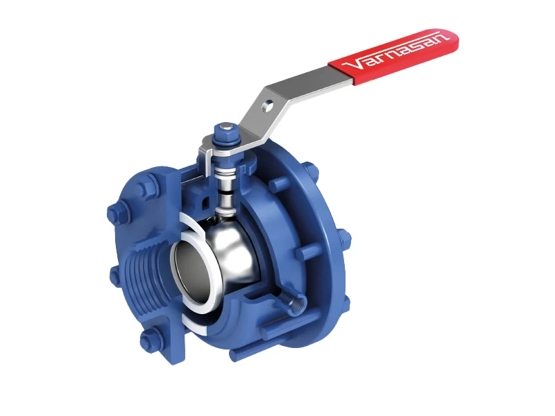 Threaded Jacketed Carbon Steel Ball Valve