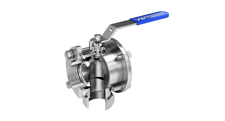 Threaded L Type 3 Yollu Stainless  Steel Ball Valve