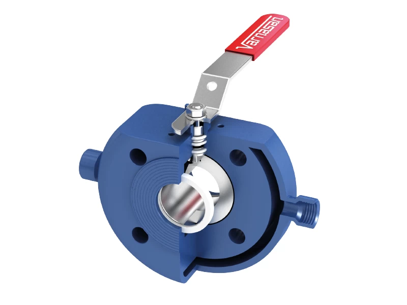 Monoblocked Jacketed Stainless Steel Ball Valve