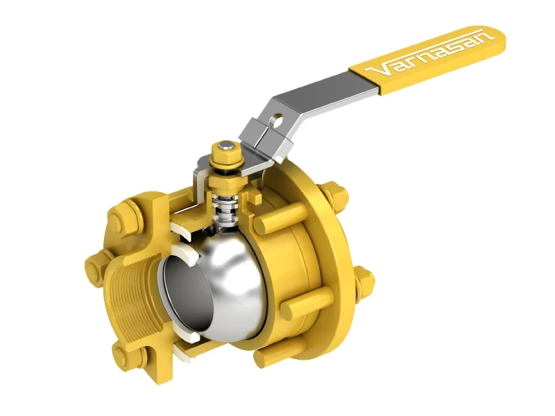 Natural Gas Carbon Steel Threaded Ball Valve gallery image 1