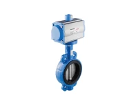 Pneumatic Actuated Butterfly Valve gallery image 1